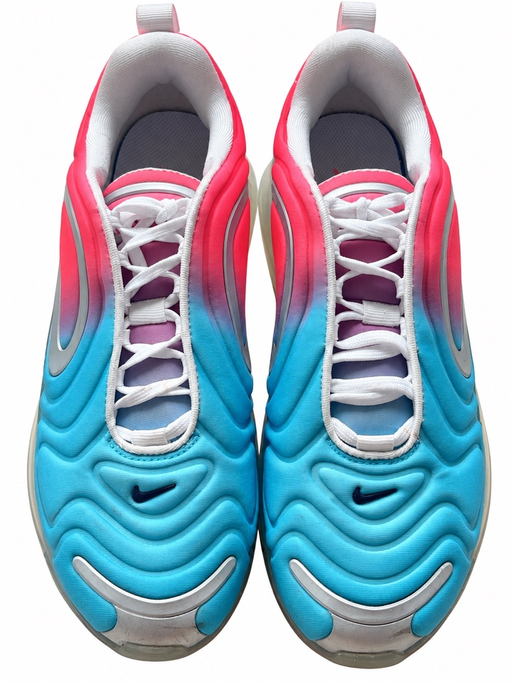 Nike Air Max 720 Pink Sea Women’s Size 9 AR9293-600 Blue Pink Gradient Sneakers